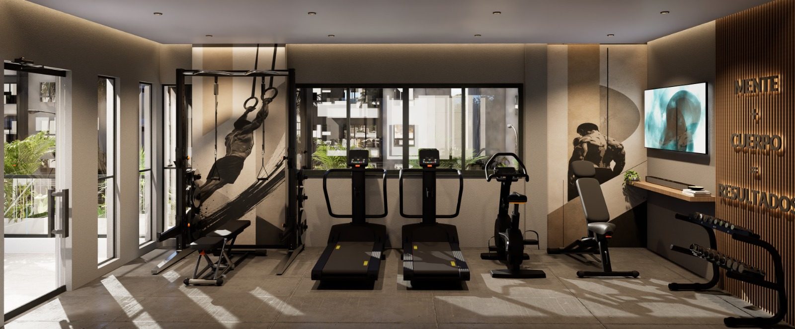 Gimnasio de Amantina Residences