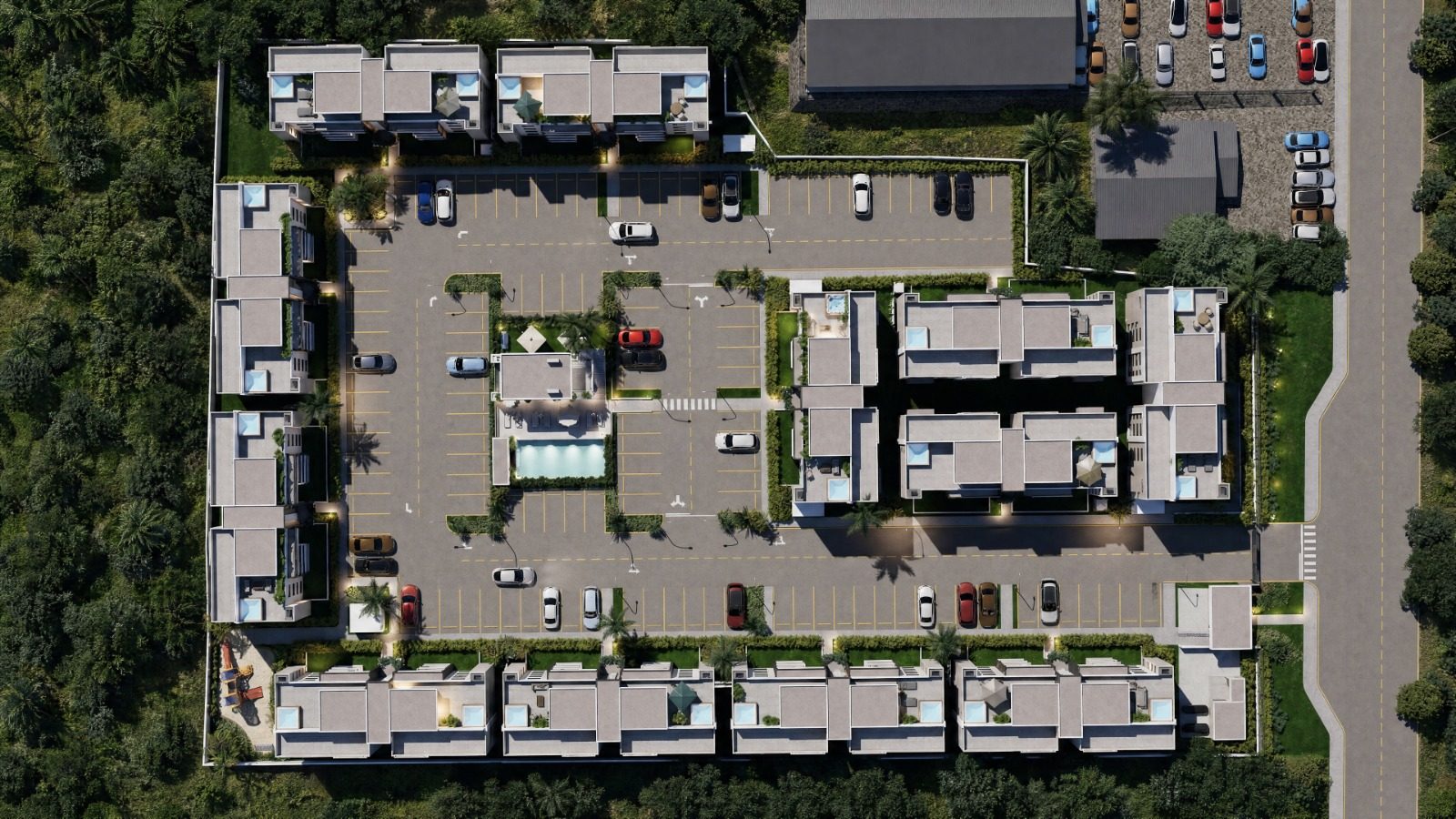 Plano de conjunto de Amantina Residences